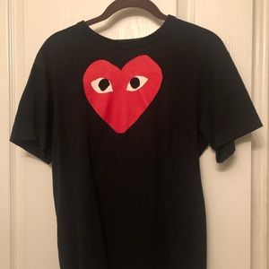 Authentic Commes des garçon PLAY t shirt